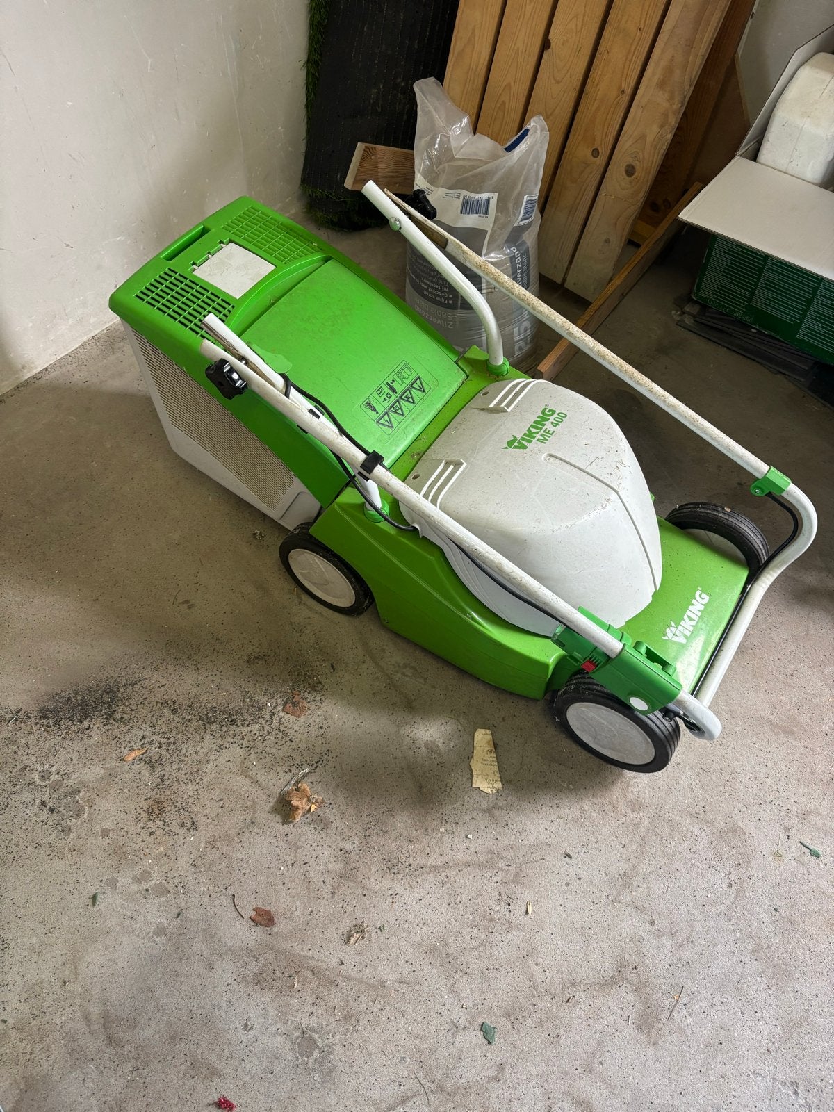 Viking ME 400 Elektrische Grasmaaier, Ophalen, Cirkelmaaier, Gebruikt, Elektrische grasmaaier