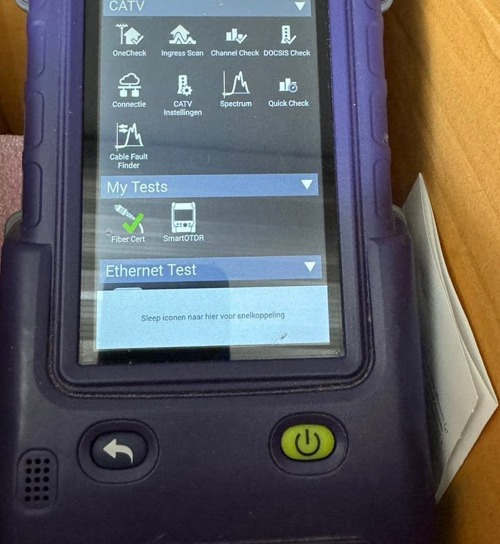 VIAVI ONX OneExpert DSP 65/204 ONX-220 Kabeltester gebruikt, Ophalen, Gebruikt, Overige typen, Overige merken