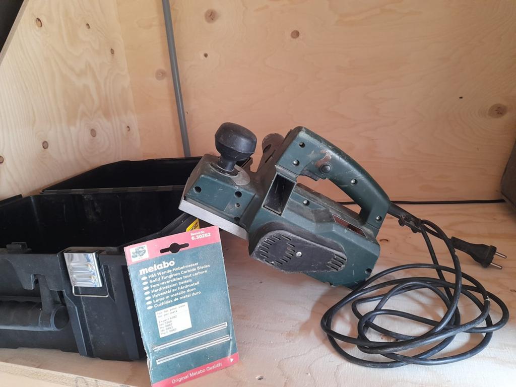 Metabo elektrische schaaf, Doe-het-zelf en Verbouw, Schaafmachines, Ophalen, Gebruikt, Elektrisch