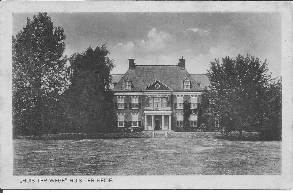 Oude Ansichtkaart Huis Ter Wege Huis Ter Heide Utrecht, Verzamelen, Ophalen of Verzenden, 1920 tot 1940, Ongelopen, Utrecht