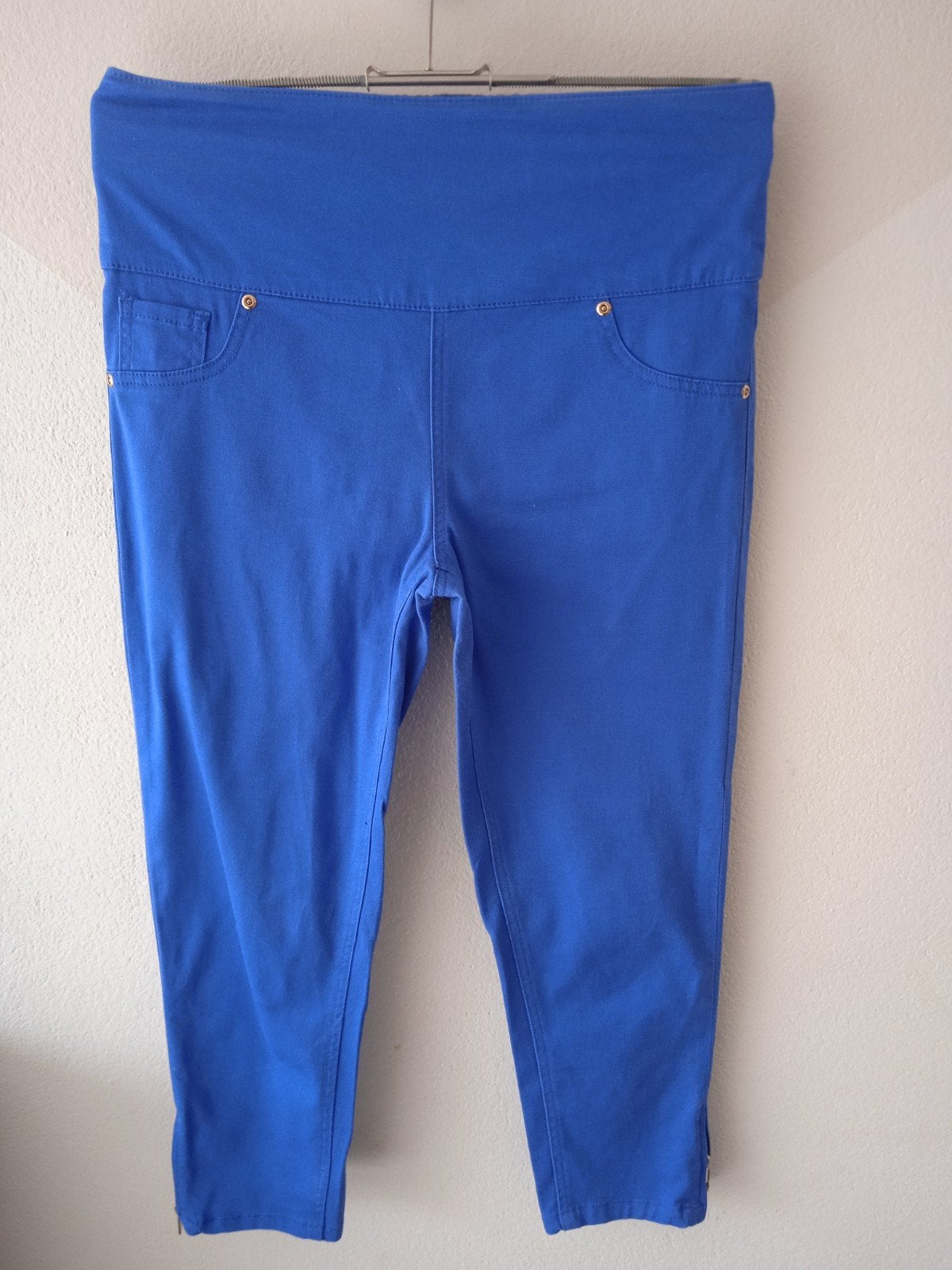 Cobalt capri 38/40 Italy 8,€ met ritsjes onder, Maat 38/40 (M), Blauw, Ophalen of Verzenden, Zo goed als nieuw