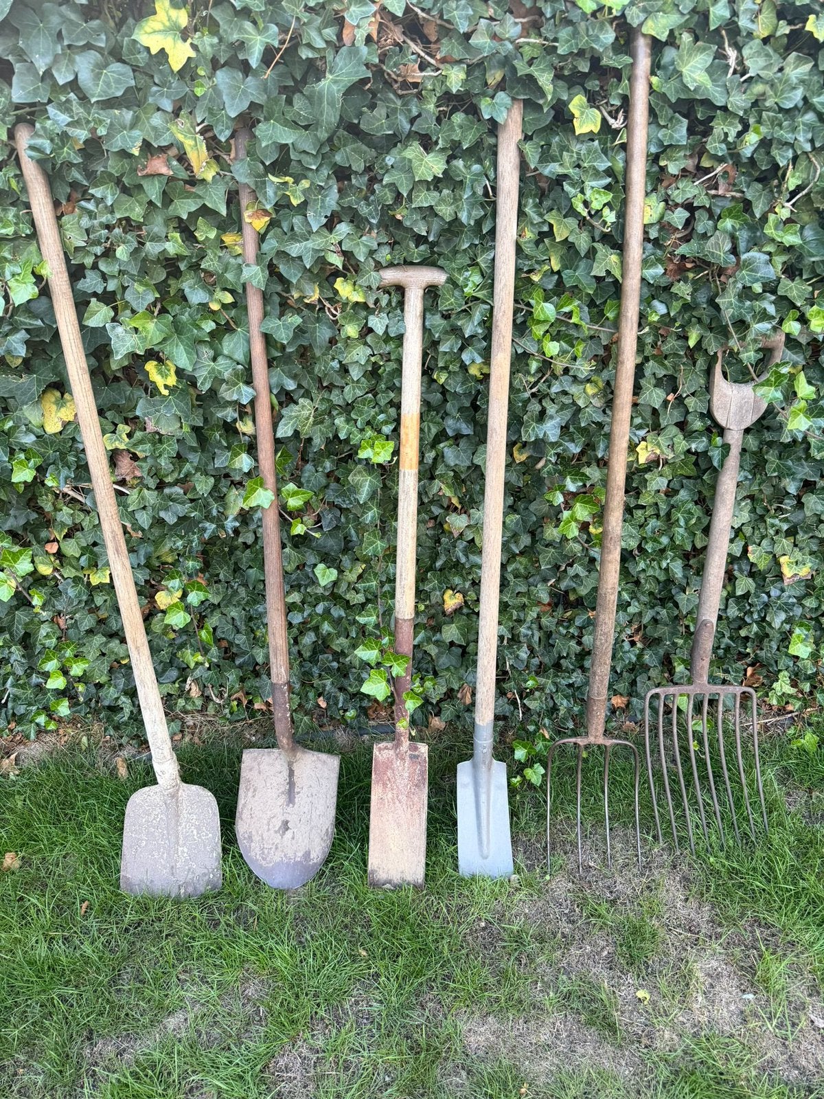 Schoppen / spades / harken /, Ophalen of Verzenden, Gebruikt, Overige soorten