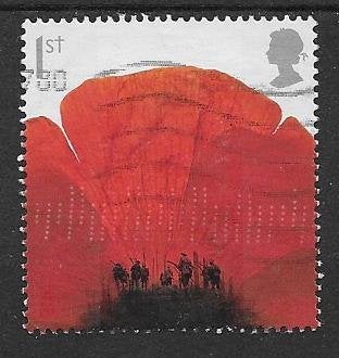 Engeland 2007  Klaproos   2598, Postzegels en Munten, Ophalen of Verzenden, Gestempeld
