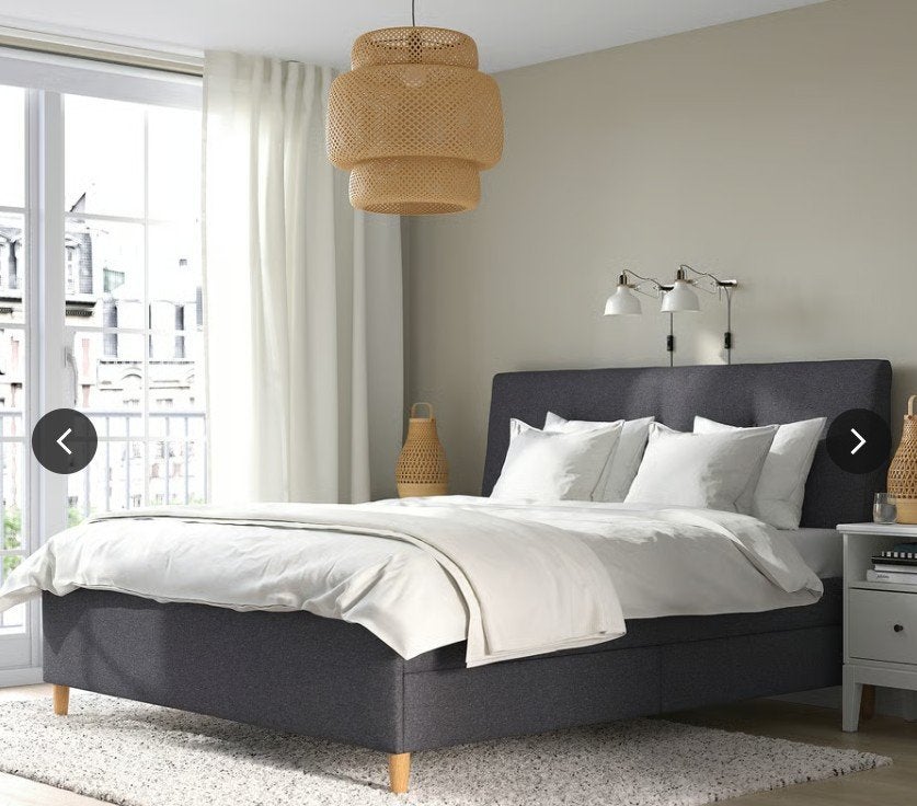 Twee persoonsbed, Ikea IDANÄS 160x200cm, Ophalen, Gebruikt, Tweepersoons, 200 cm