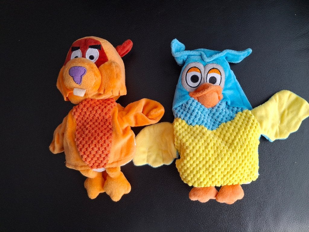 2 poppenkastpoppen Fabeltjeskrant, Gebruikt, Overige merken, Overige karakters, Overige typen