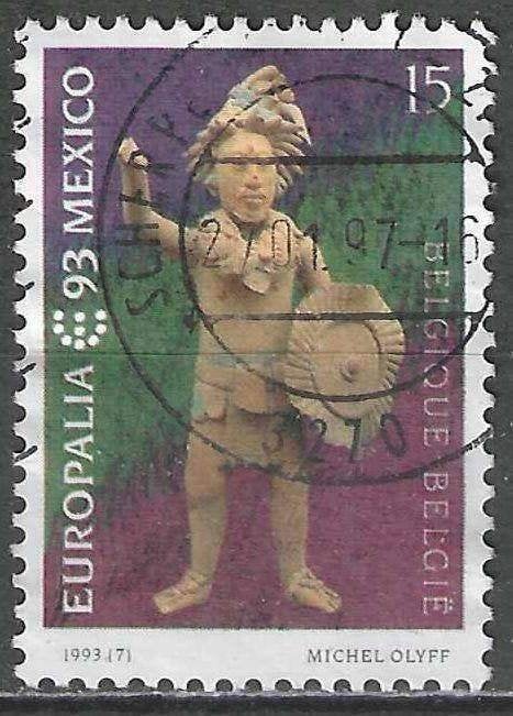 Belgie 1993 - Yvert/OBP 2508 - Europalia 93 - Mexico (ST), Verzenden, Gestempeld