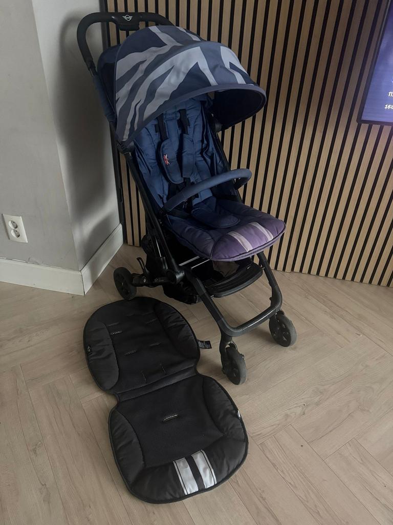 Mini by Easywalker Buggy met  zit kussen blauw kinderwagen, Kinderen en Baby's, Buggy's, Gebruikt, Overige merken, Verstelbare rugleuning