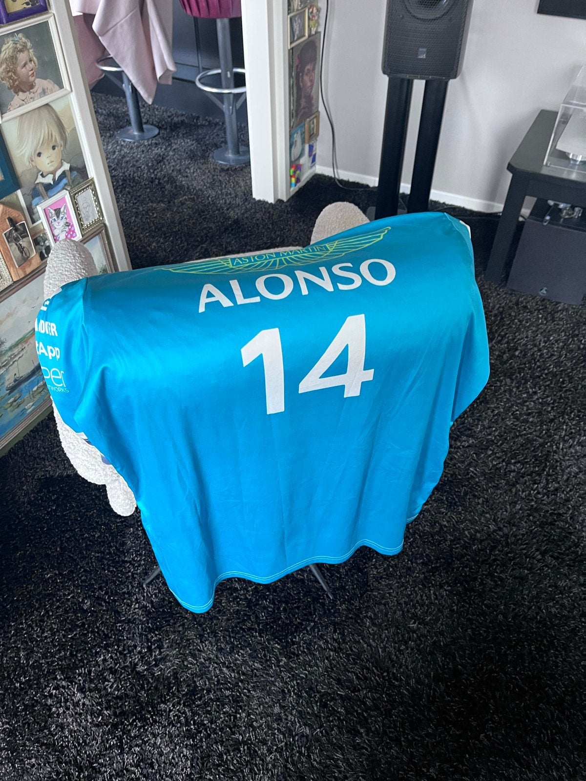 Aston Martin F1 Alonso Shirt - Maat 3XL, Ophalen of Verzenden, Zo goed als nieuw, Overige maten, Groen