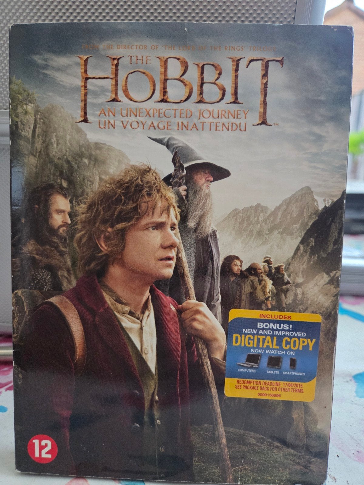 The Hobbit: An Unexpected Journey Blu-ray (NL/EN), Nederlands, Ophalen of Verzenden, Vanaf 12 jaar, Gebruikt