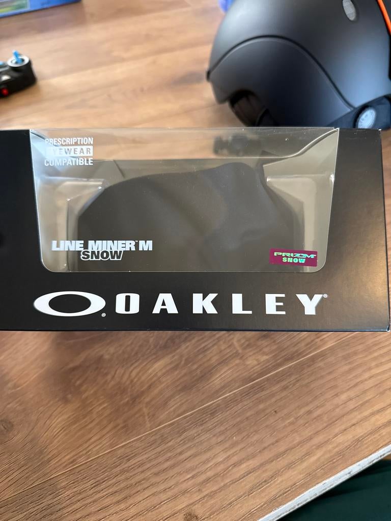 Oakley Line Miner M Snow Skibril Prizm Lens, Ophalen, Nieuw, Maat 38/40 (M), Overige typen