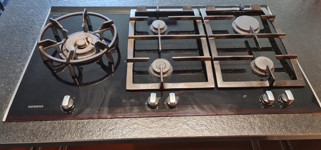 Gas Kookplaat Siemens, Ophalen, Gebruikt, Inbouw, Gas