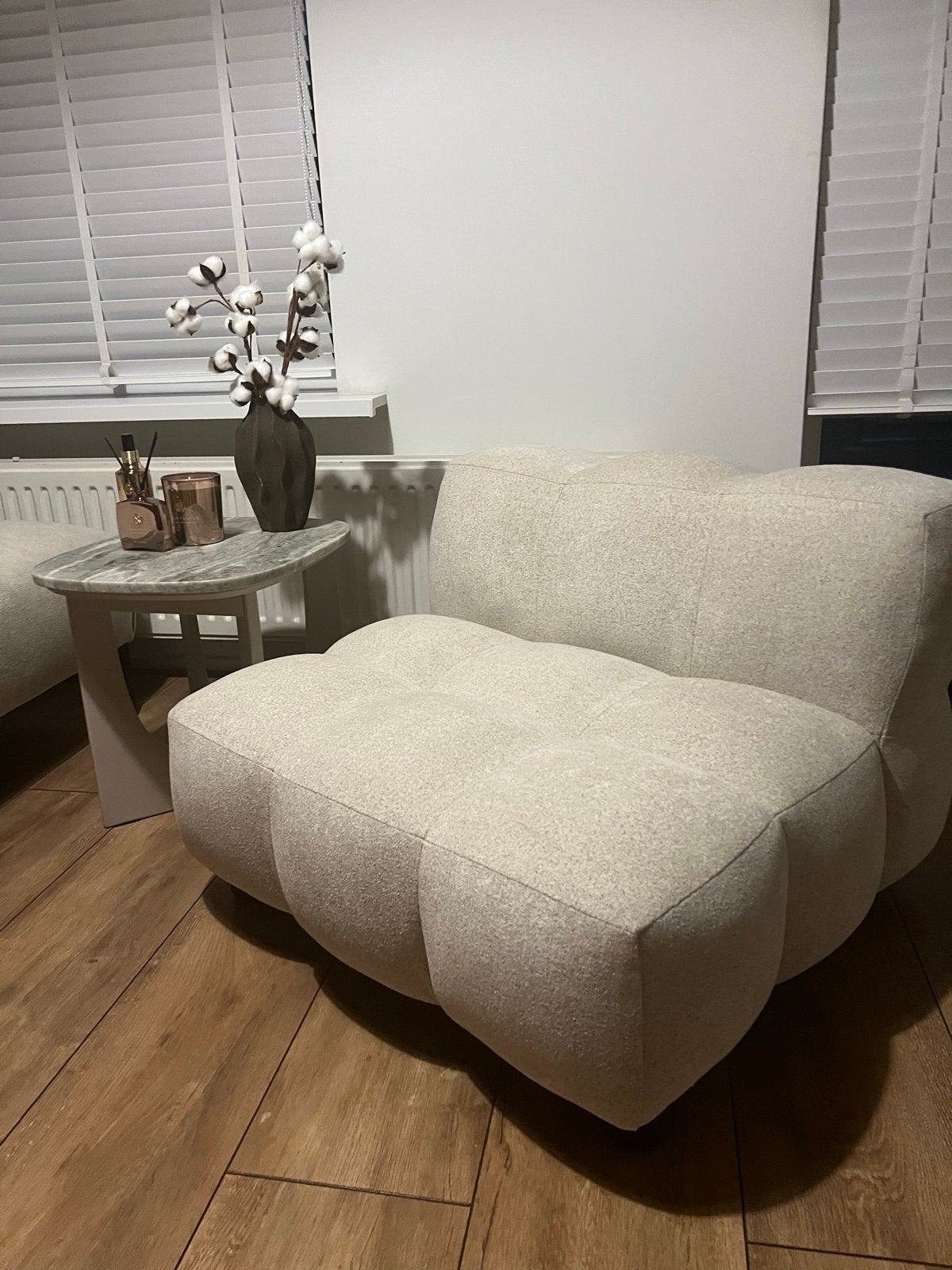 Modelair Loungestoel - Comfortabel en Stijlvol, Ophalen, Zo goed als nieuw, 75 tot 100 cm, Stof
