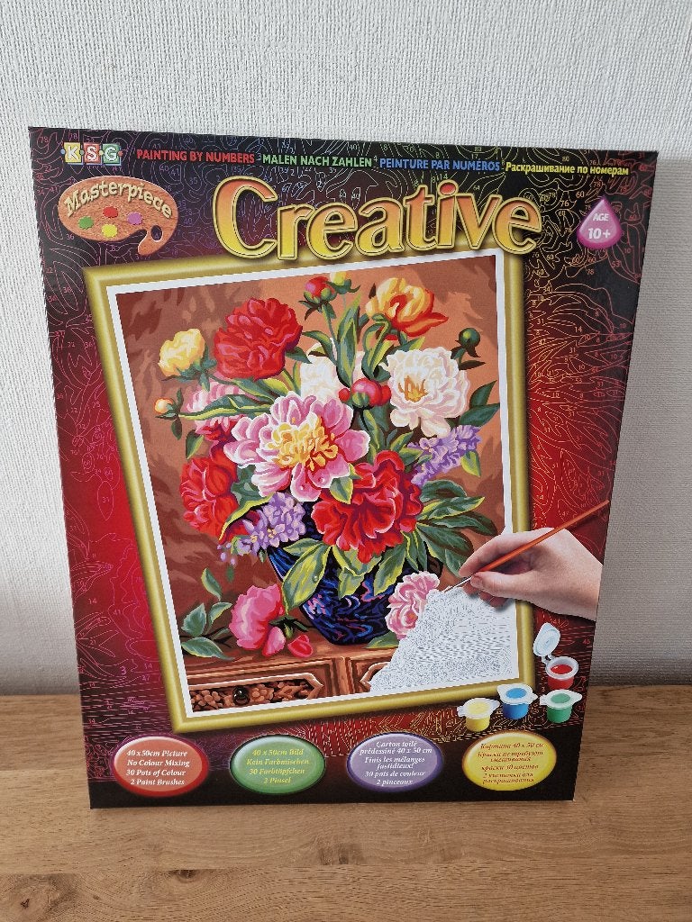 Schilderen op nummer KSG Masterpiece - Bloemstuk - NIEUW!, Ophalen of Verzenden, Nieuw, Schilderen op nummer