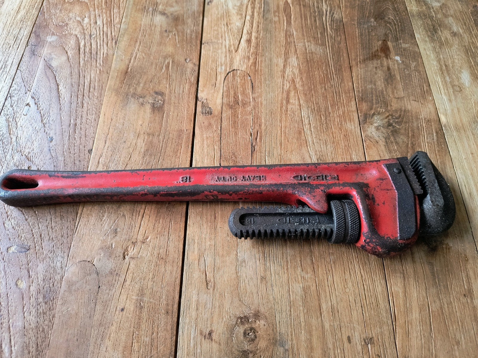Vintage Ridgid 18 inch pijptang, Ophalen