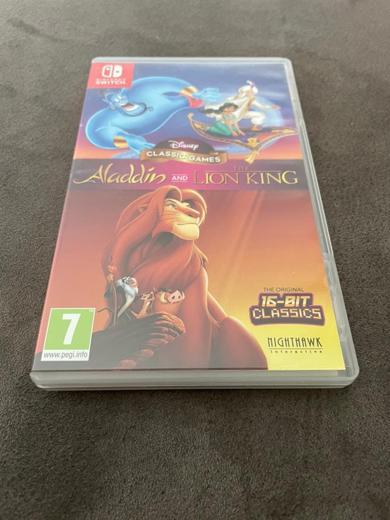 Aladdin & Lion King 16-bit Classics - Nintendo Switch, 1 speler, Ophalen of Verzenden, Zo goed als nieuw, Platform