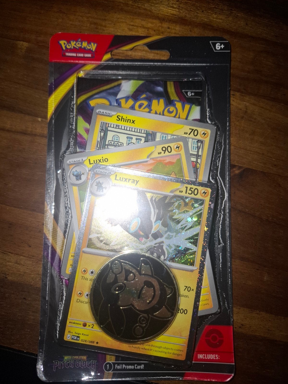 Pokémon TCG: Mega Evolution Pitch Black met Luxray Promo, Ophalen of Verzenden, Nieuw, Overige typen, Foil