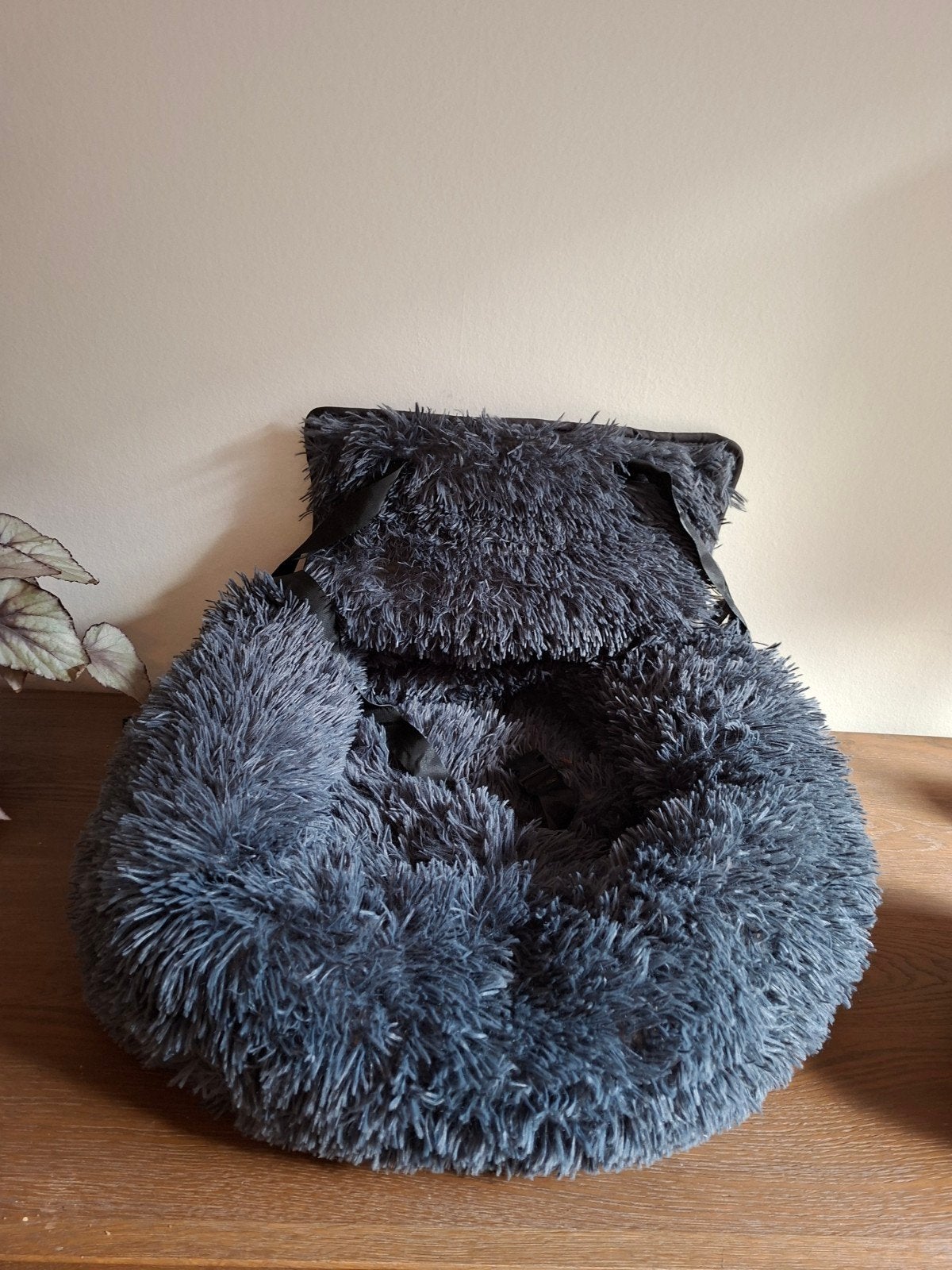 hondenmand auto reismand donut blauw, Dieren en Toebehoren, Hondenmanden, Ophalen of Verzenden, Zo goed als nieuw
