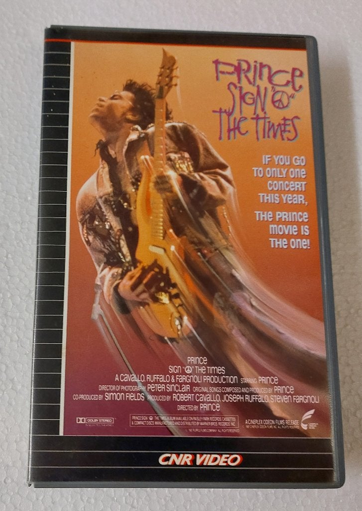 Prince VIDEO Sign Of The Times CNR Nederland origineel 1987, CNR, Gebruikt, Gebruiksvoorwerp, Verzenden