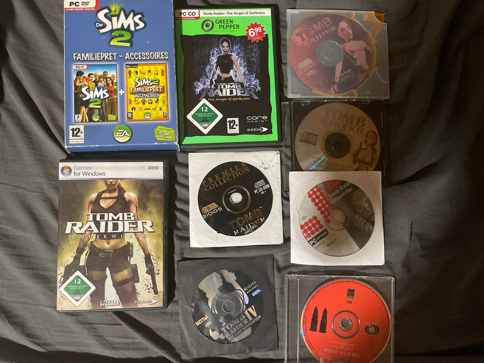 PC Games: De Sims 2 & Tomb Raider Collectie, Spelcomputers en Games, Games | Pc, Avontuur en Actie, Gebruikt, 1 speler, Ophalen of Verzenden