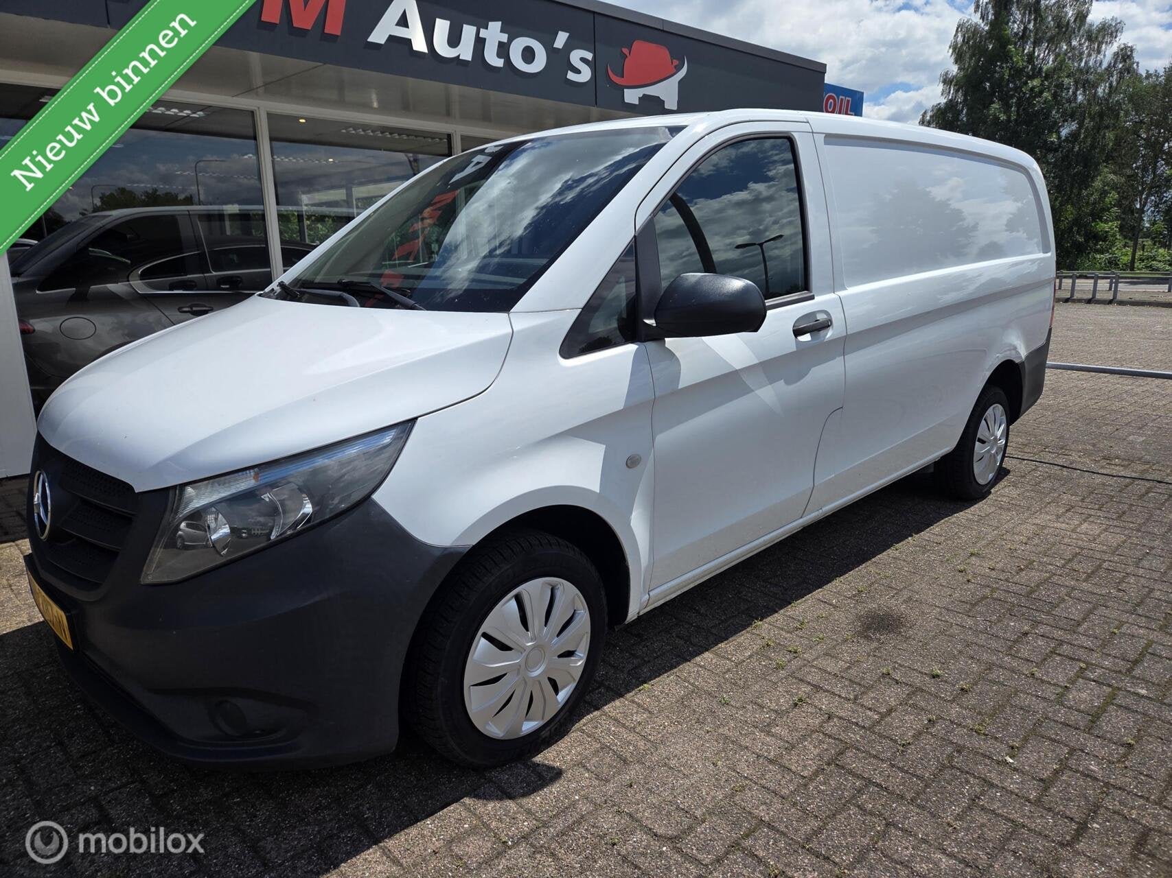 Mercedes Vito Bestel 109 CDI Economy Lang Airco Apk 04 2027, Euro 5, Gebruikt, 4 cilinders, 1739 kg