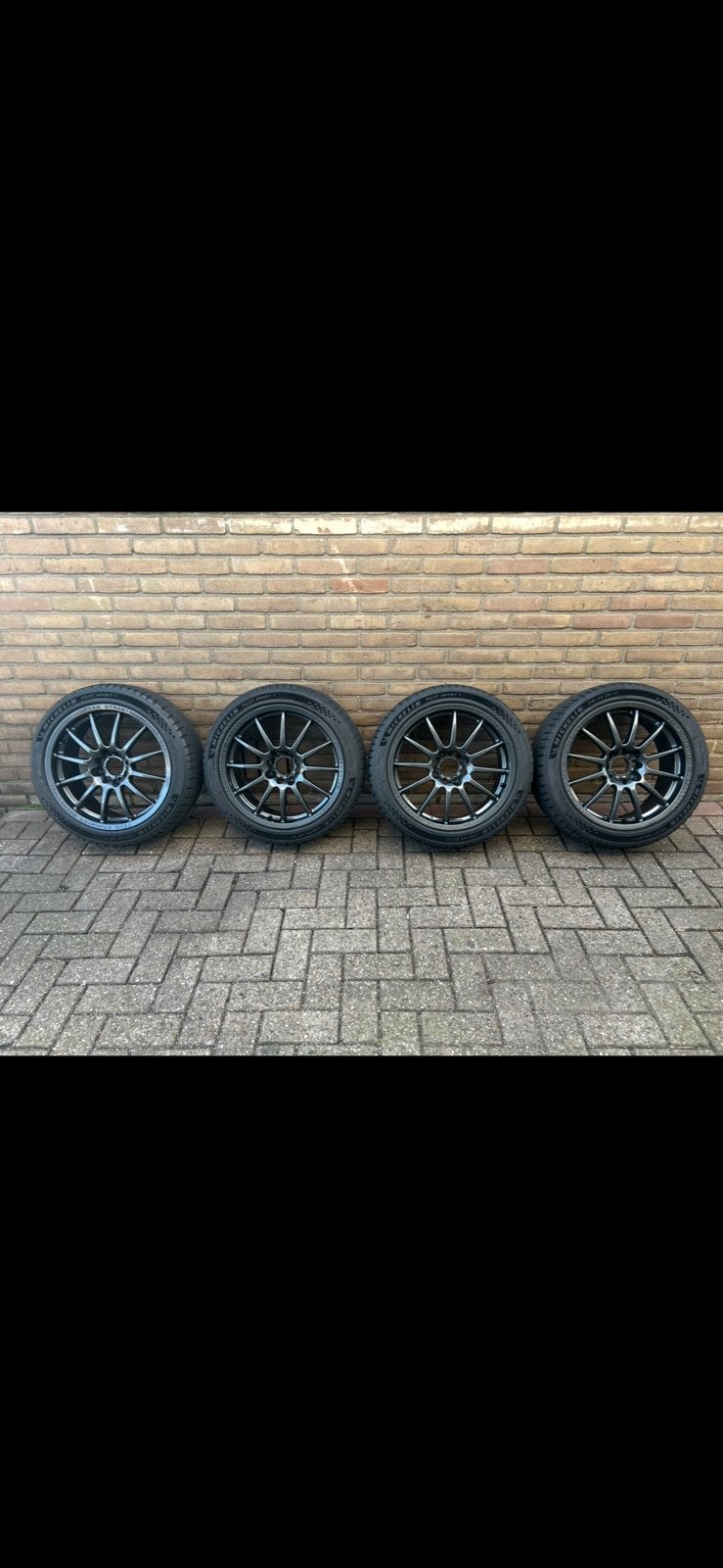 Team dynamics motor sport velgen nieuwe set + nieuwe banden, Ophalen of Verzenden, Nieuw, Zomerbanden, Band(en)