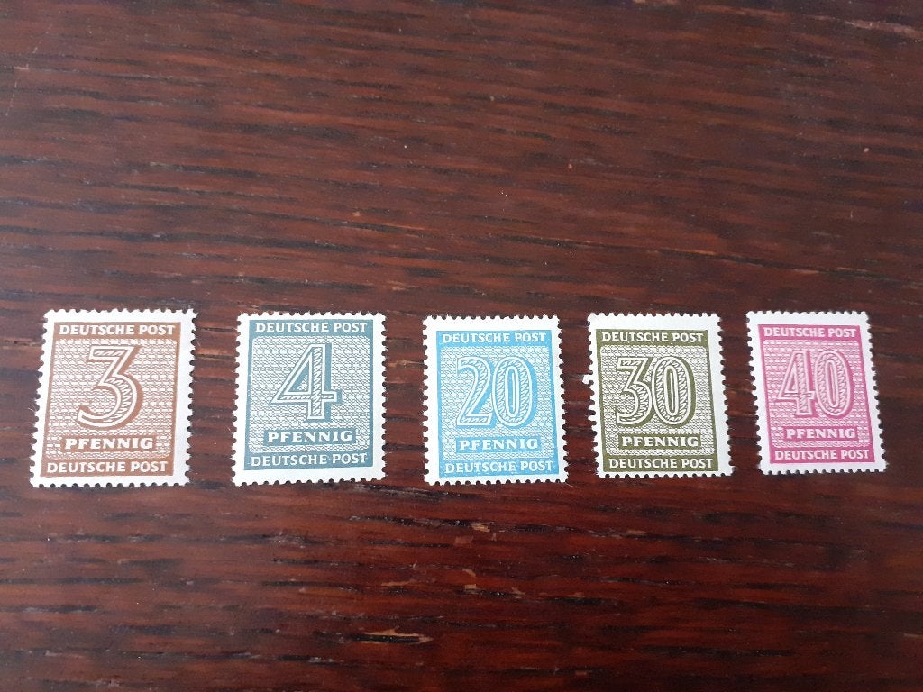Russ.zone, West-Sachsen, mi 126y w e.v., pf, bieden € 0,75, Verzenden, Overige periodes, Postfris