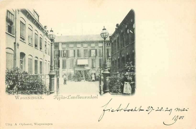 380-943-019 Wageningen Rijks Landbouwschool, Verzenden, Voor 1920, Gelderland