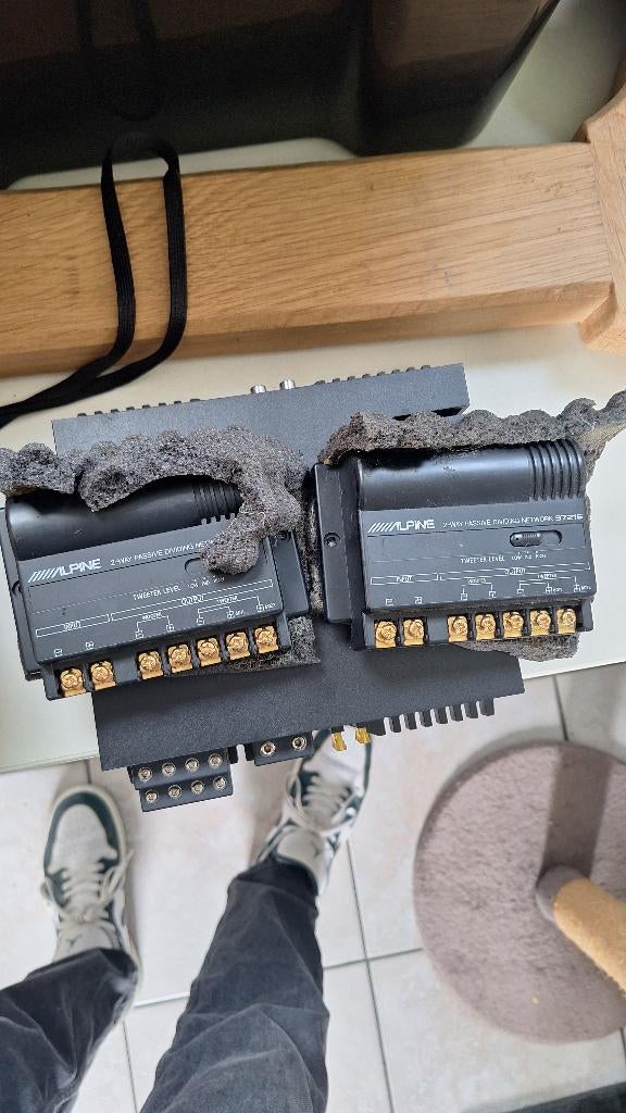 Alpine 2 way splitters, Auto diversen, Autospeakers, Ophalen of Verzenden, Zo goed als nieuw