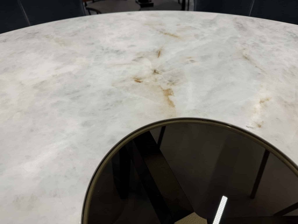 Nieuw Metaform Laguna Eettafel keramiek blad tafel 150, Huis en Inrichting, Overige materialen, Rond, Nieuw, Ophalen of Verzenden