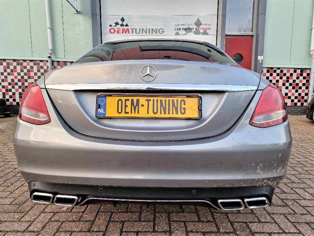 C63 Style Diffuser W205 S205 14‑18 Chrome Std, Ophalen of Verzenden