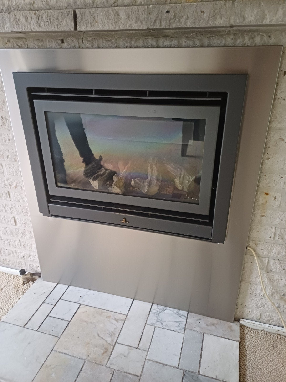 Barbas Elektrische Inbouwhaard, Ophalen, Gebruikt, Inbouwhaard, Elektrische haard