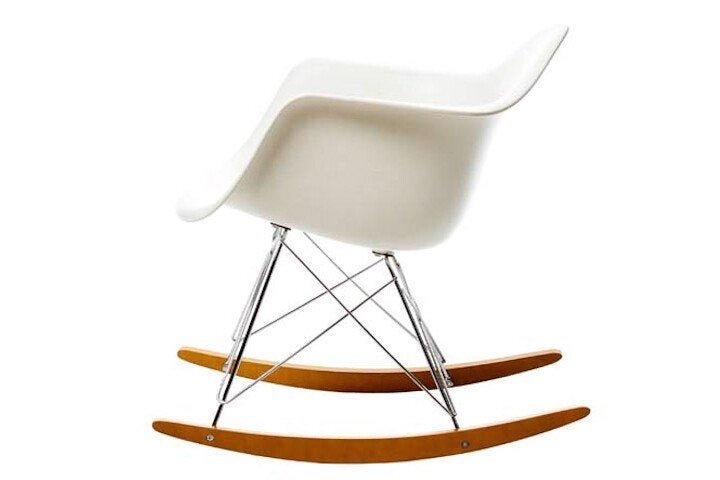 Design Schommelstoel ~ Vitra Eames rar, Ophalen, Minder dan 75 cm, Hout, Zo goed als nieuw