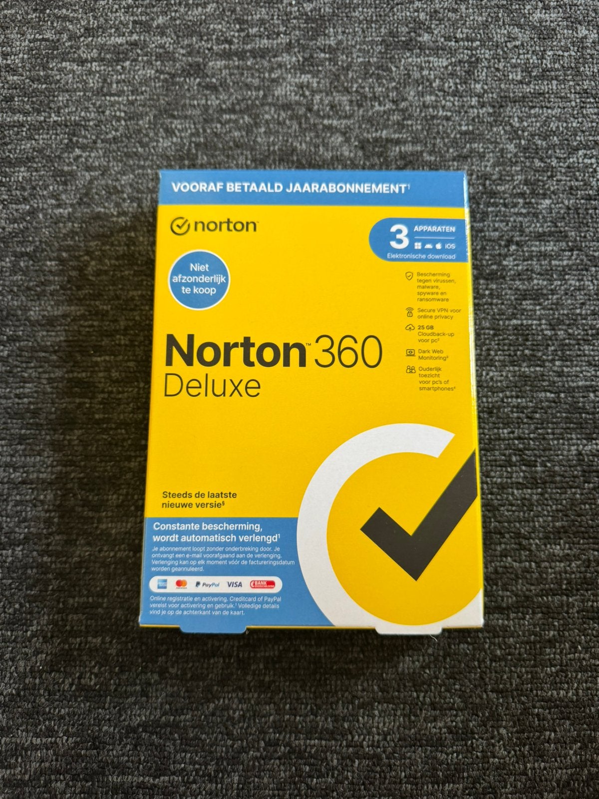 Norton 360, Ophalen of Verzenden, Zo goed als nieuw