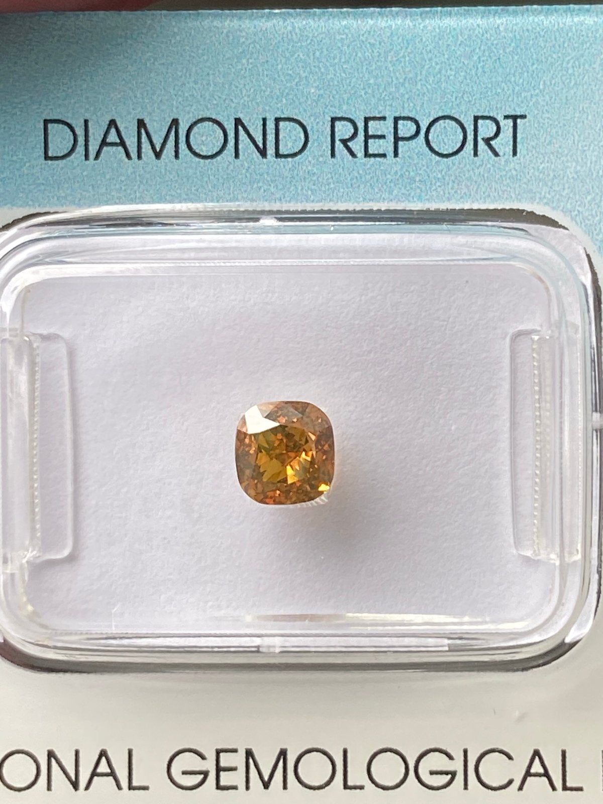 Fancy Deep Orangy Brown 0.61ct VS2, Sieraden, Tassen en Uiterlijk, Ophalen of Verzenden, Nieuw