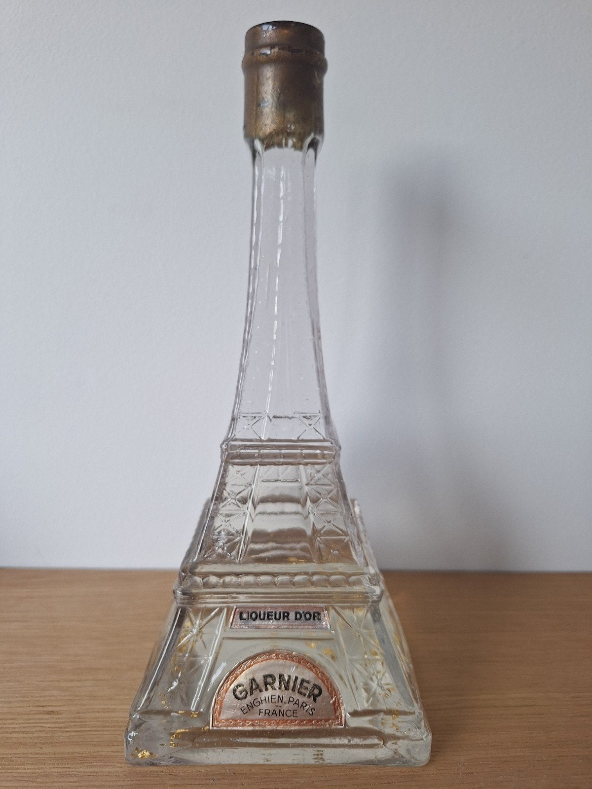 Garnier Liqueur d'Or Eiffeltoren flesje, Antiek en Kunst, Ophalen of Verzenden