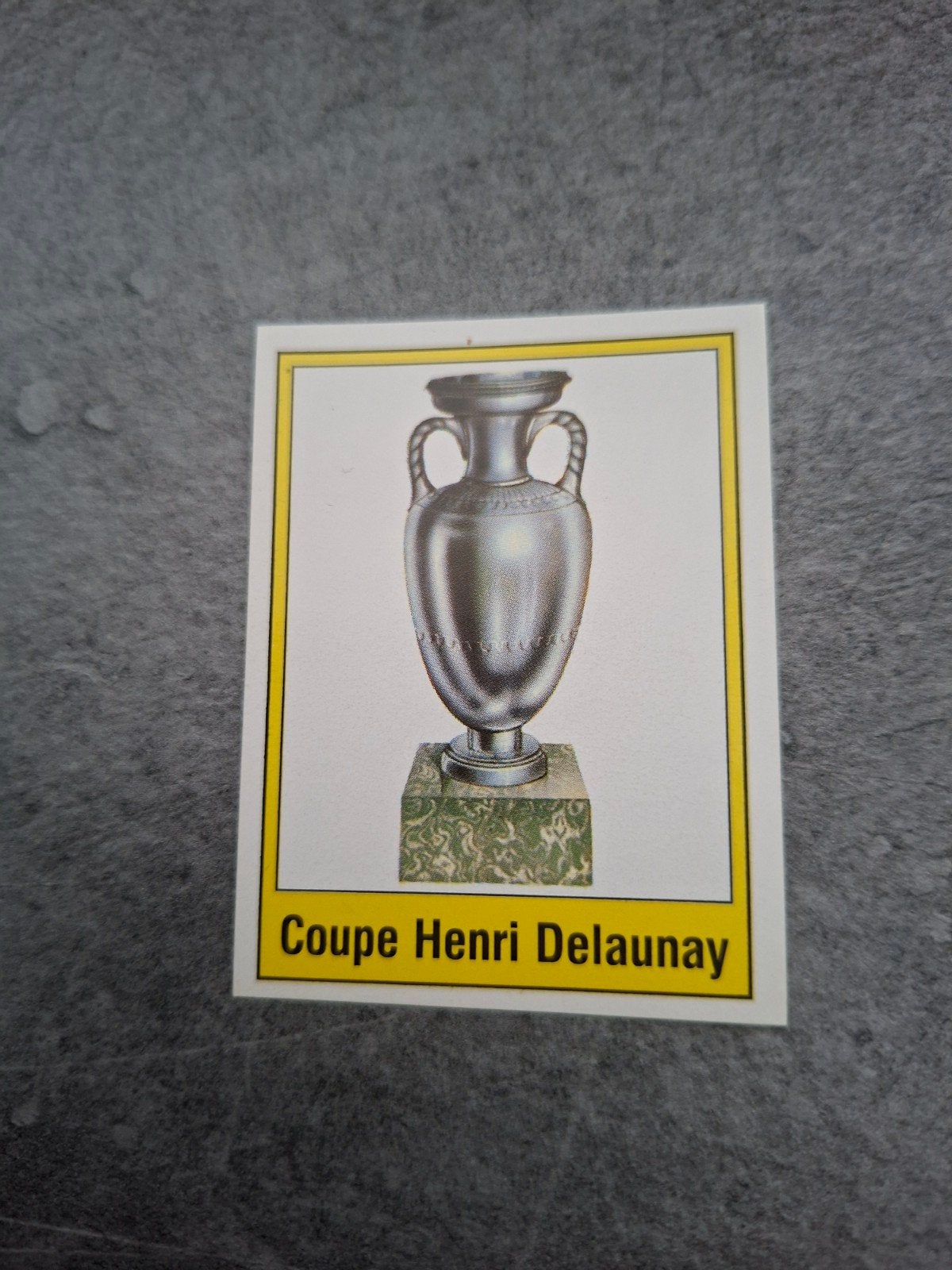 Panini sticker Voetbal 89. Coupe Henri Delaunay., Ophalen of Verzenden, Zo goed als nieuw, Sticker