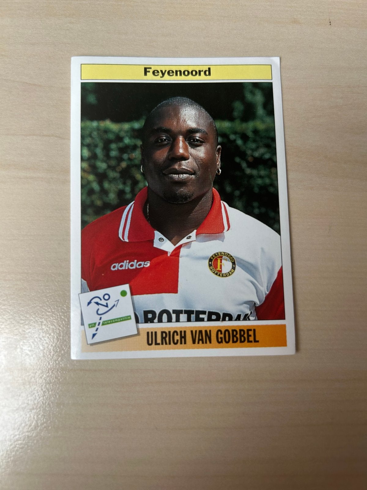 Panini Voetbal 95 - Ulrich van Gobbel - Feyenoord, Ophalen of Verzenden, Zo goed als nieuw, Sticker