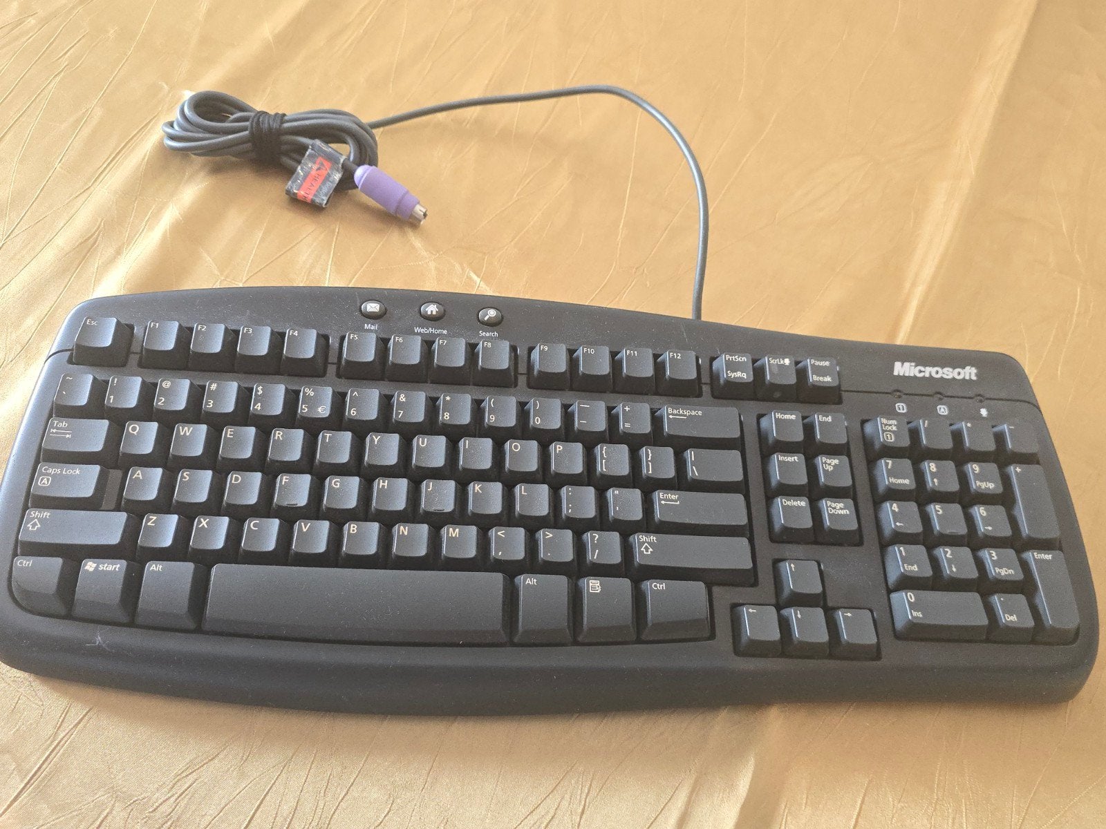 Microsoft Basic Keyboard 1.0A - Bedraad Qwerty Toetsenbord, Ophalen of Verzenden, Microsoft