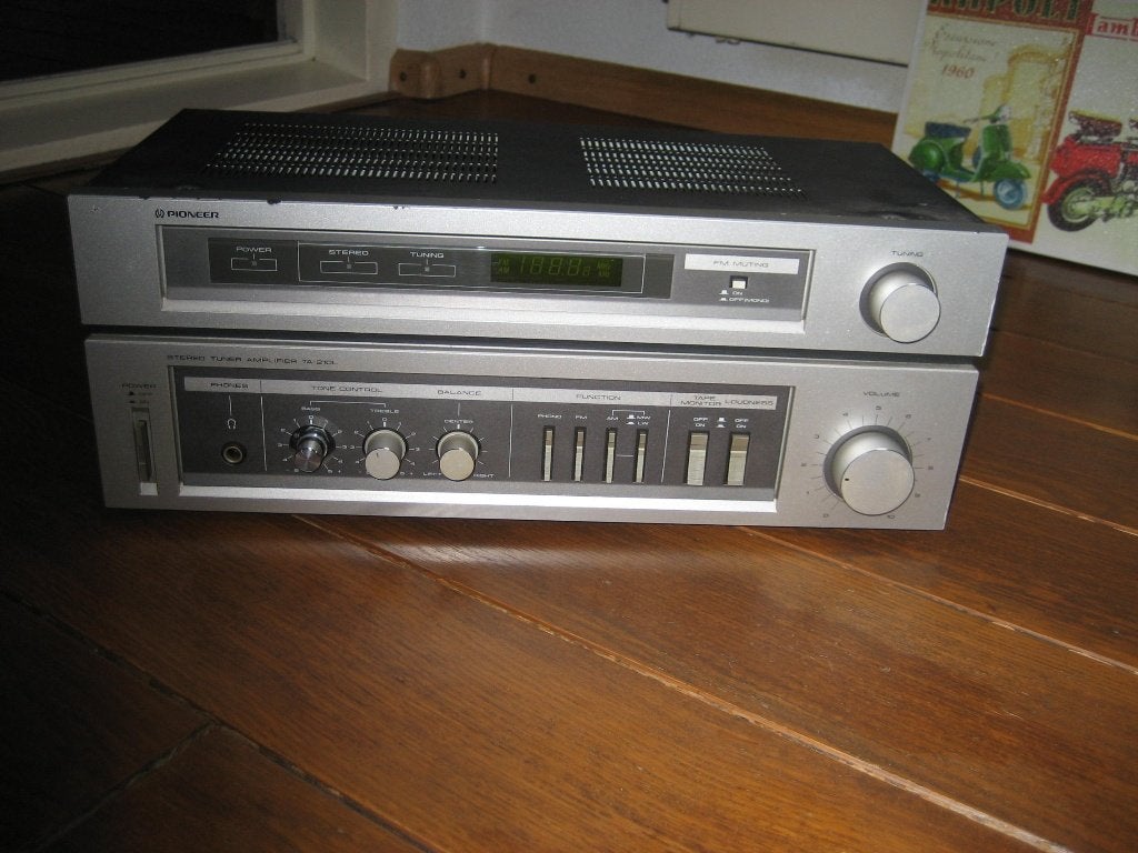 Pioneer radio versterker set ta 210l model, Ophalen of Verzenden, Refurbished, Overige merken