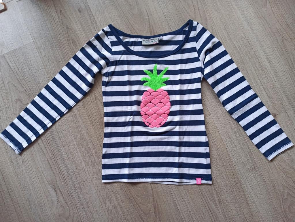 Leuk gestreept shirt met ananas - Europe Kids, Europe Kids, Meisje, Ophalen of Verzenden, Zo goed als nieuw