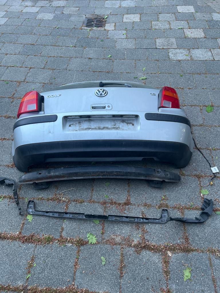 Complete achterkant Volkswagen Golf 4 5-deurs, Ophalen, Gebruikt, Achterklep, Volkswagen