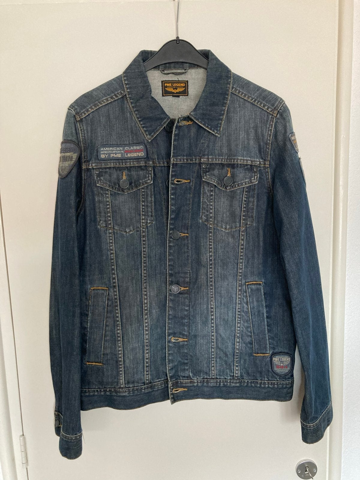 PME Legend spijkerjack - Maat L, Ophalen of Verzenden, Gedragen, Maat 52/54 (L), Blauw