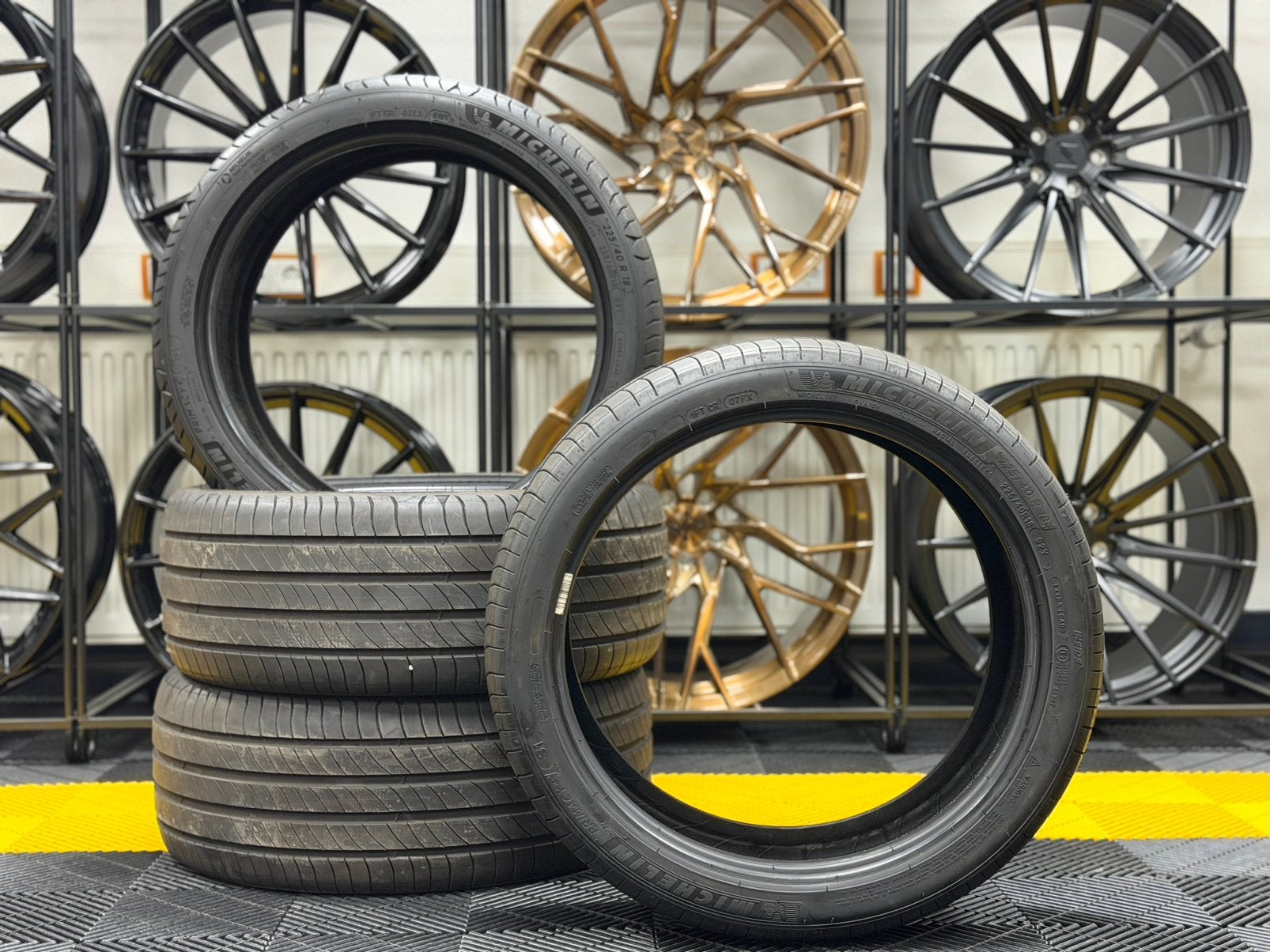 225/40/18 MICHELIN DEMO ZGAN ZOMER 6MM €380,- ALL INCL!!, Auto-onderdelen, Ophalen, 18 inch, Nieuw, Band(en)