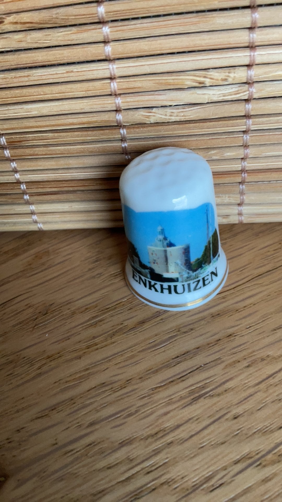 Enkhuizen vingerhoedje vingerhoedjes vingerhoed vingerhoed, Verzenden, Nieuw, Porselein, Nederland