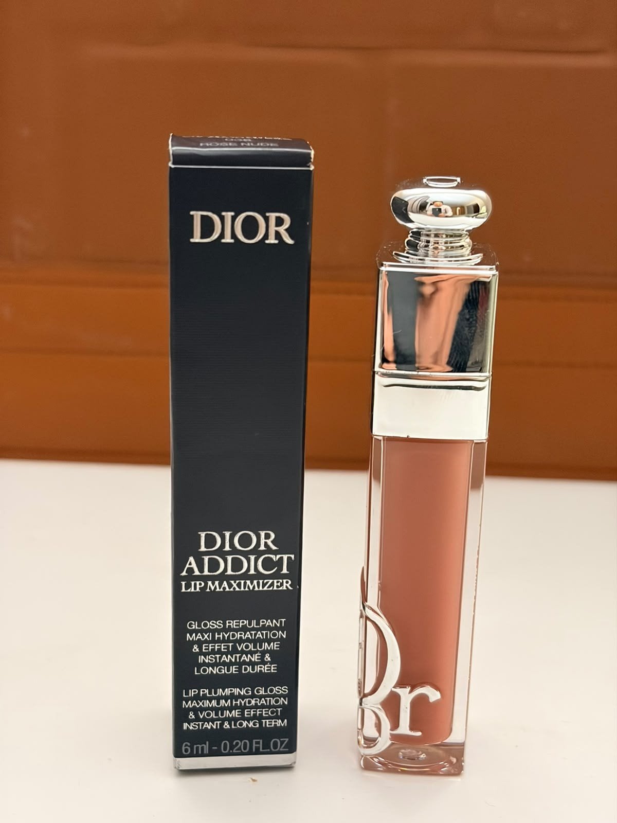 Dior Addict Lip Maximizer 038 Rose Nude 6 ml, Lippen, Beige, Nieuw, Ophalen of Verzenden