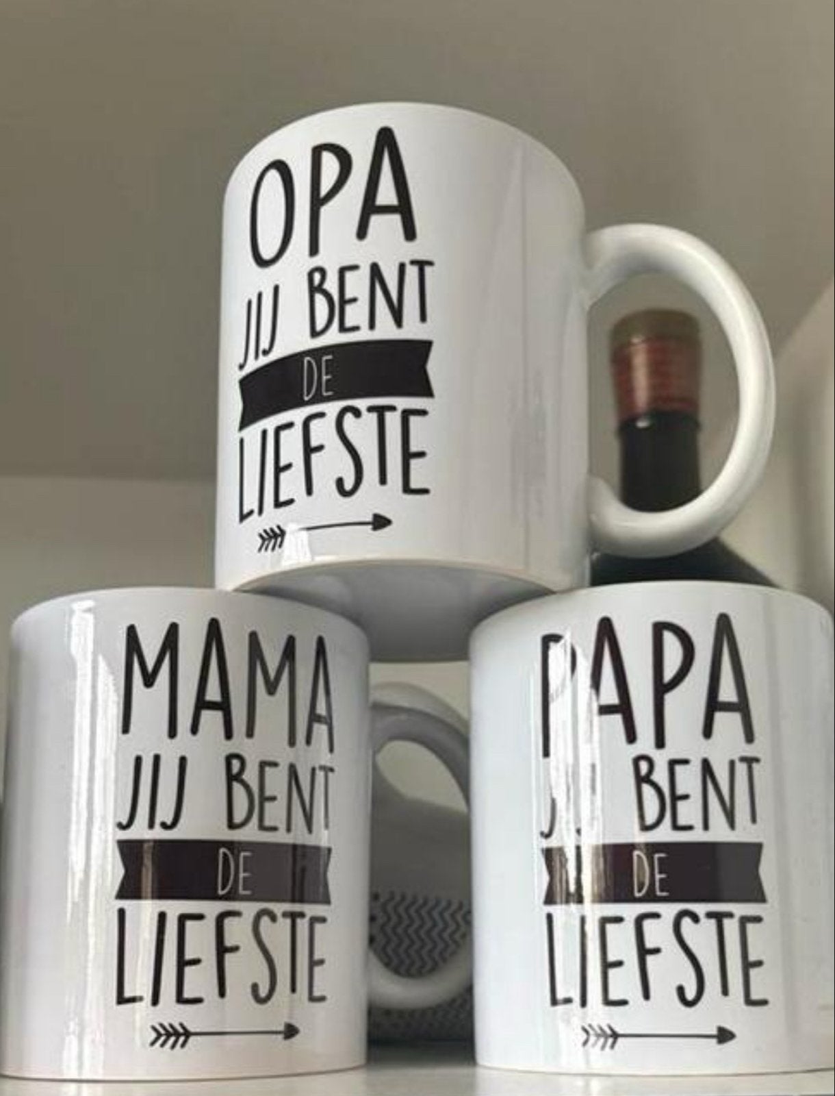 Mokken met diverse opdrukken, Overige typen, Nieuw, Ophalen of Verzenden, Steen/keramiek