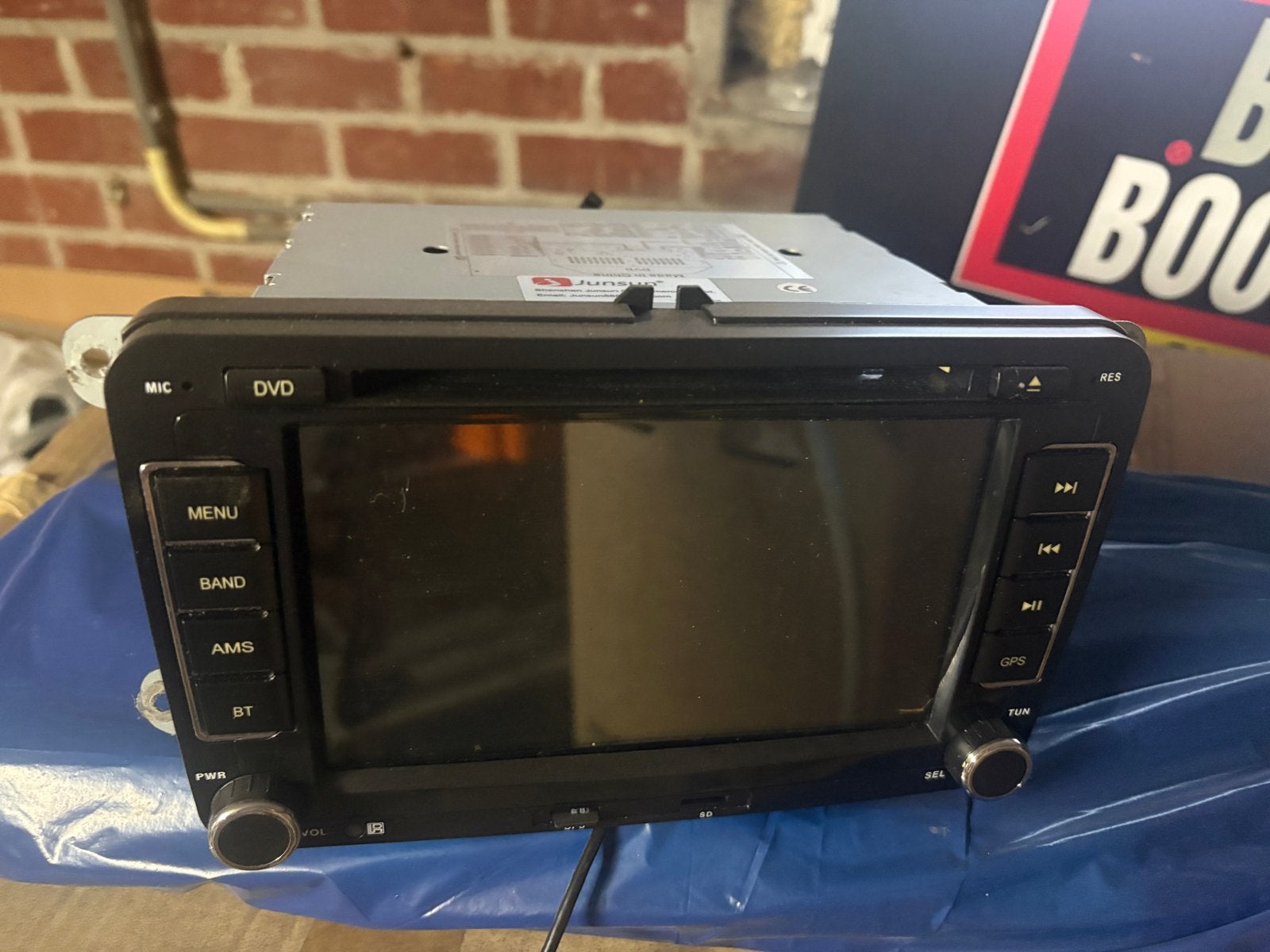 Volkswagen Autoradio met DVD, GPS en Bluetooth, Ophalen of Verzenden, Gebruikt