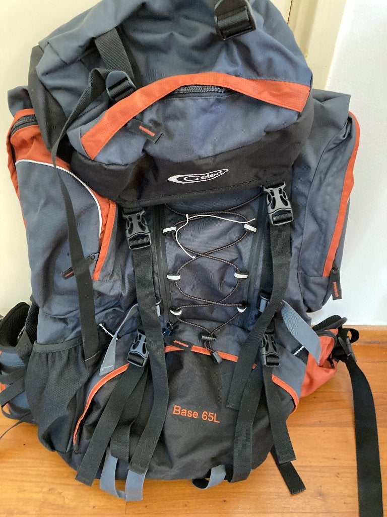 Gelert Base 65L trekkingrugzak / backpack – 65 liter, Ophalen of Verzenden, Zo goed als nieuw, Rugzak