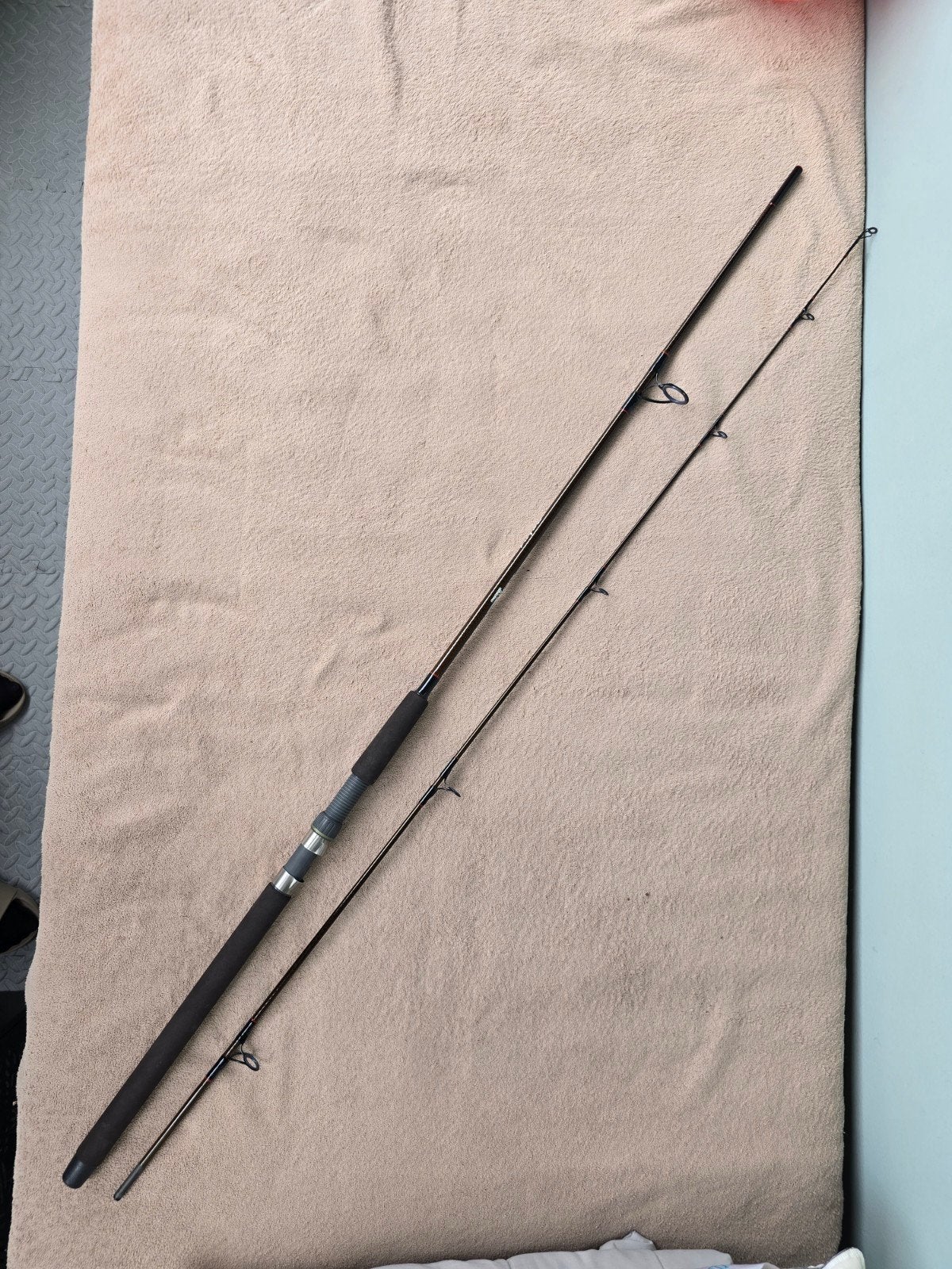 Albatros Sprinter Carbon Perch Pike Hengel 240cm met Molen, Verzenden, Gebruikt, Werphengel