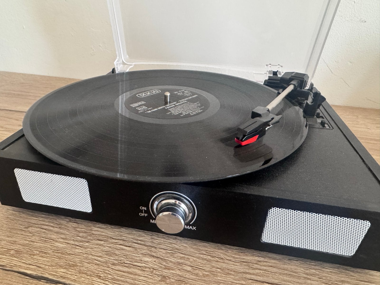 Fenton RP108B Platenspeler met USB en Ingebouwde Speakers, Zo goed als nieuw, USB-aansluiting, Platenspeler, Ophalen